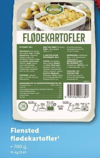 Lidl Flensted flødekartofler tilbud