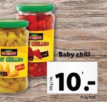 Lidl Baby chili tilbud