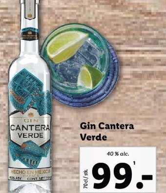 Lidl Gin Cantera Verde tilbud