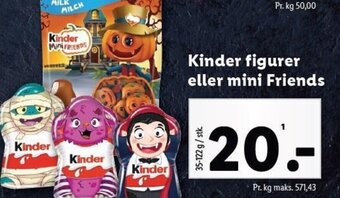 Lidl Kinder figurer eller mini Friends tilbud