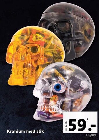 Lidl Kranium med slik tilbud