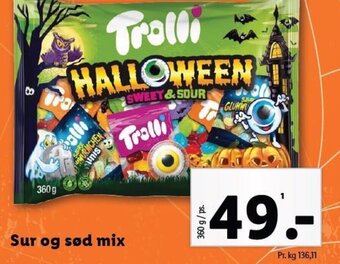 Lidl Sur og sød mix tilbud