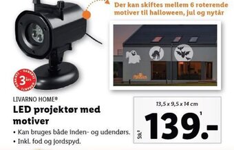 LIVARNO HOMEⓇ LED projektør med motiver