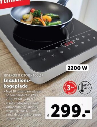 SILVERCREST KITCHEN TOOLS® Induktions- kogeplade