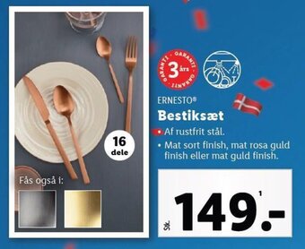 Lidl ERNESTOⓇ Bestiksæt tilbud