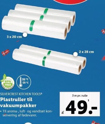 Lidl SILVERCREST KITCHEN TOOLS® Plastruller til vakuumpakker tilbud