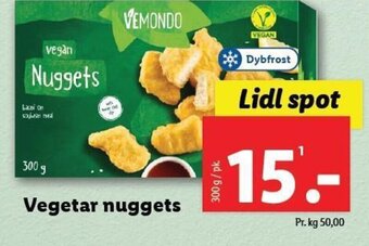 Lidl Vegetar nuggets tilbud