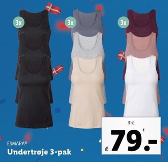 ESMARAⓇ Undertrøje 3-pak