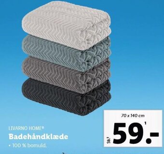 Lidl LIVARNO HOMEⓇ Badehåndklæde tilbud