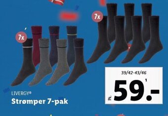 Lidl Strømper 7-pak tilbud