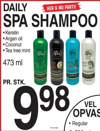 Spa shampoo