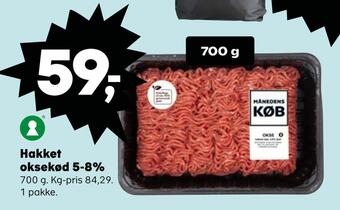Kvickly Hakket oksekød 5-8% tilbud