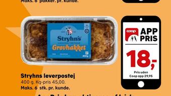 Kvickly Appstryhns leverpostej tilbud