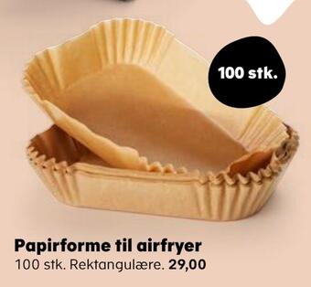 Kvickly Papirforme til airfryer tilbud