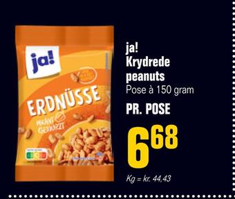 Poetzsch Padborg Ja! krydrede peanuts tilbud
