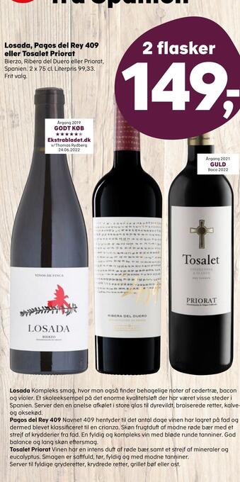 SuperBrugsen Losada, pagos del rey 409 eller tosalet priorat tilbud