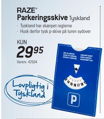 Thansen Parkeringsskive tilbud