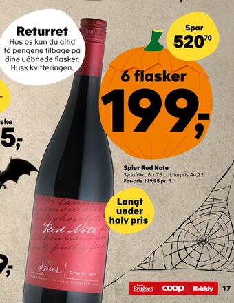 SuperBrugsen Spier red note tilbud