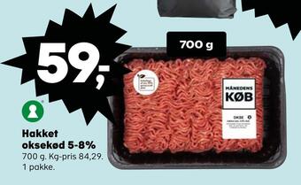 SuperBrugsen Hakket oksekød 5-8% tilbud