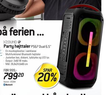 Thansen Party højttaler tilbud