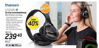 Thansen On-ear hovedtelefoner tilbud