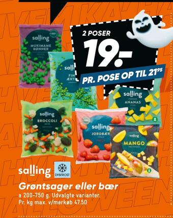 Bilka Grøntsager eller bær tilbud