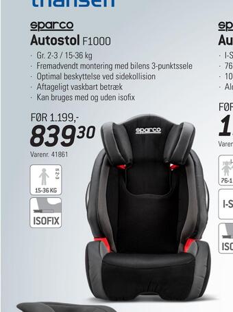 Thansen Autostol tilbud