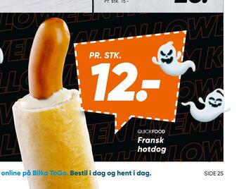 Bilka Fransk hotdog tilbud