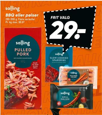 Bilka Bbq eller pølser tilbud