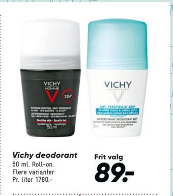 Bilka Vichy deodorant tilbud