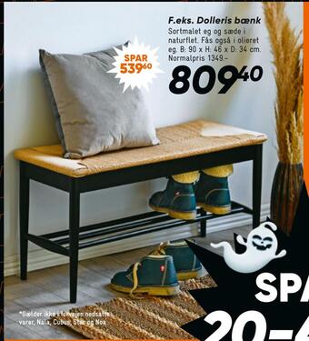 Bilka Dolleris bænk tilbud