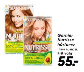 Bilka Garnier nutrisse hårfarve tilbud