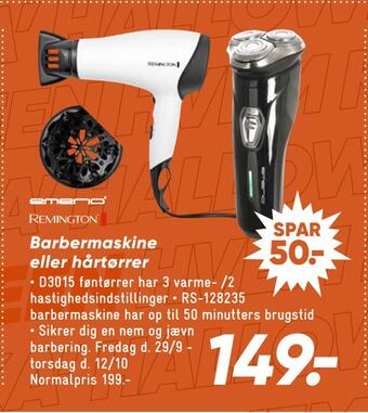 Bilka Barbermaskine eller hårtørrer tilbud