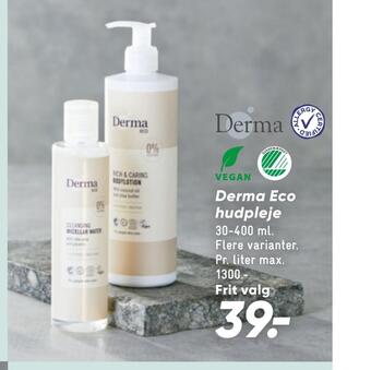 Bilka Derma eco hudpleje tilbud
