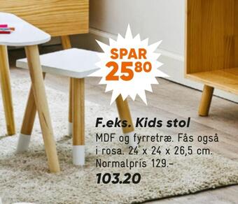 Bilka Kids stol tilbud