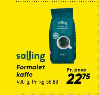Bilka Formalet kaffe tilbud
