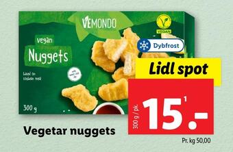 Lidl Vegetar nuggets tilbud