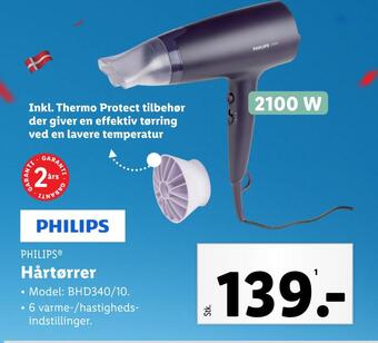 Lidl Hårtørrer tilbud