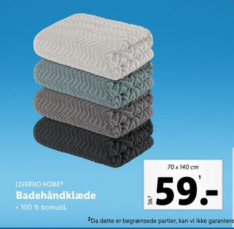 Lidl Badehåndklæde tilbud