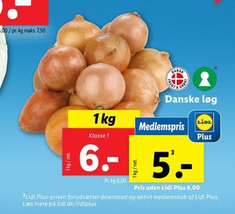 Lidl Danske løg tilbud