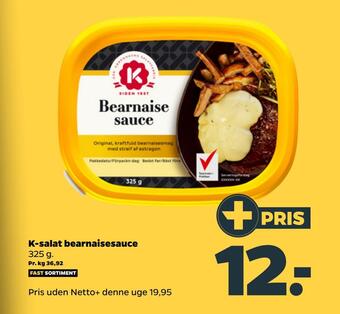 Netto K-salat bearnaisesauce tilbud