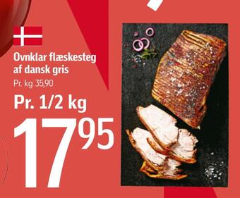 Føtex Ovnklar flæskesteg af dansk gris tilbud