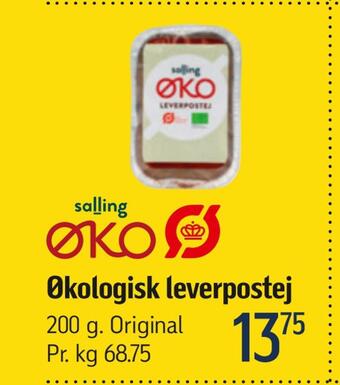 Føtex Økologisk leverpostej tilbud