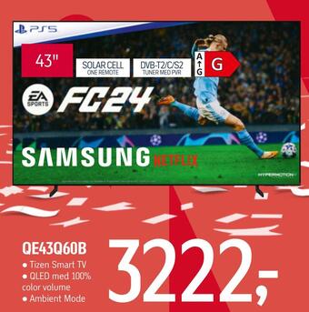 Føtex Samsung qe43q60b tilbud