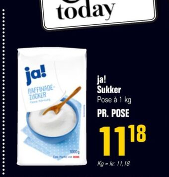 Otto Duborg Ja! sukker tilbud