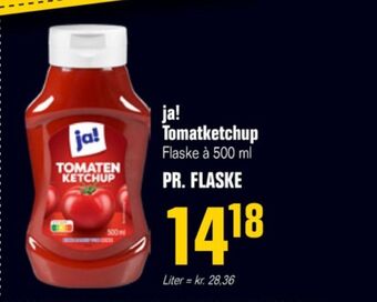 Otto Duborg Ja! ketchup tilbud
