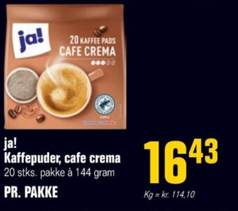 Otto Duborg Café crema kaffepuder tilbud