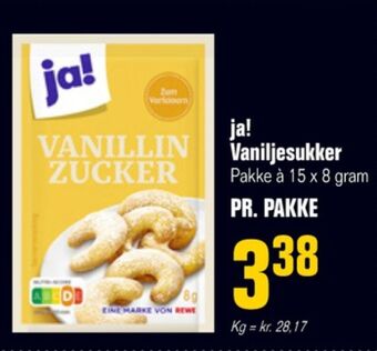 Otto Duborg Ja! vaniljesukker tilbud