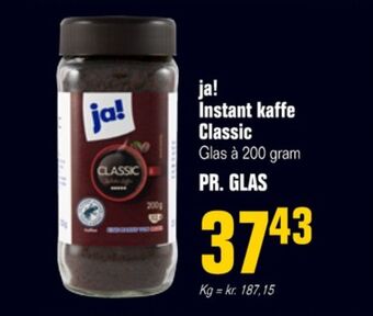 Otto Duborg Classic instant kaffe tilbud