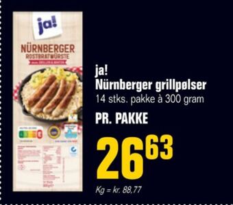 Otto Duborg Ja! grillpølser tilbud